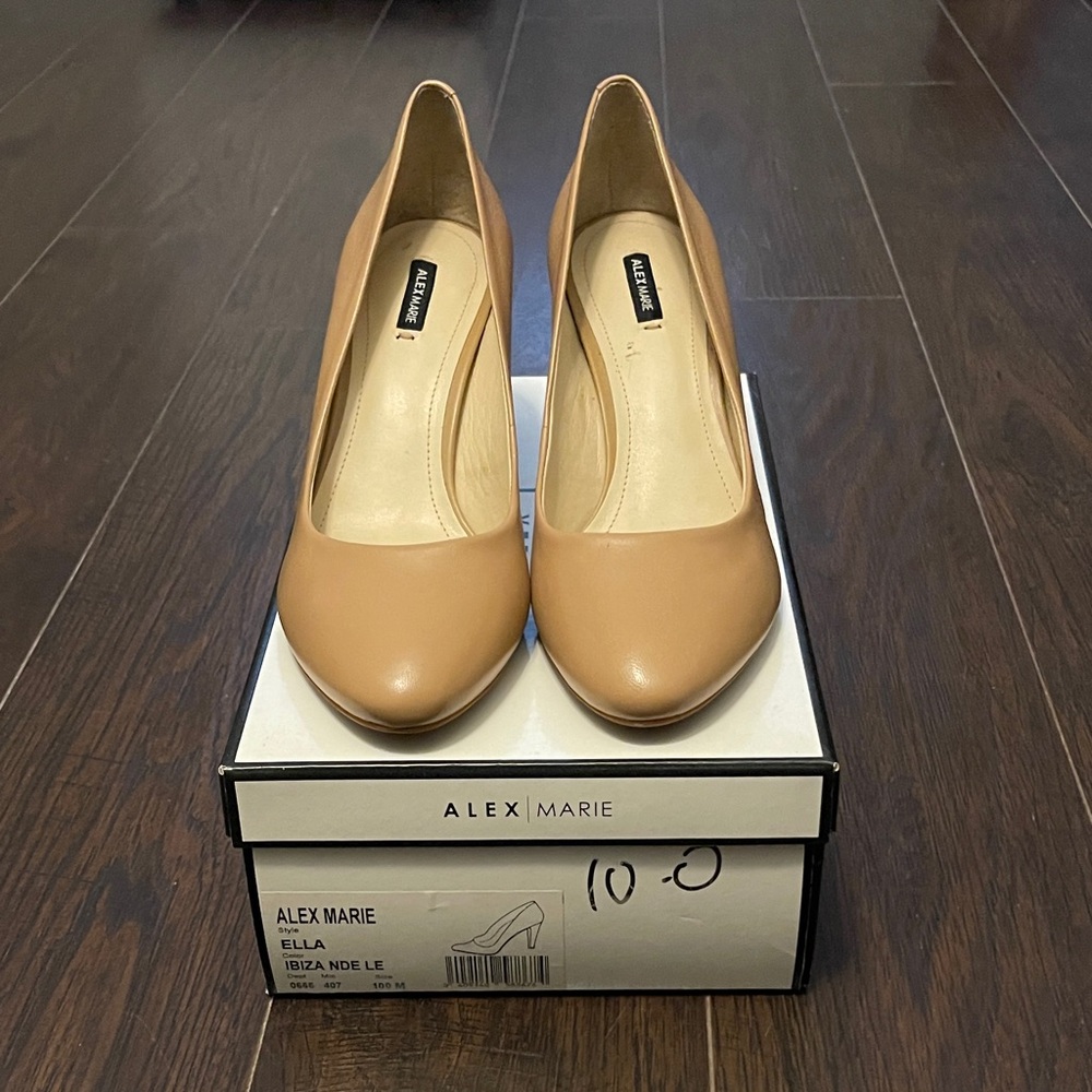 Alex Marie Classic Beige Heels